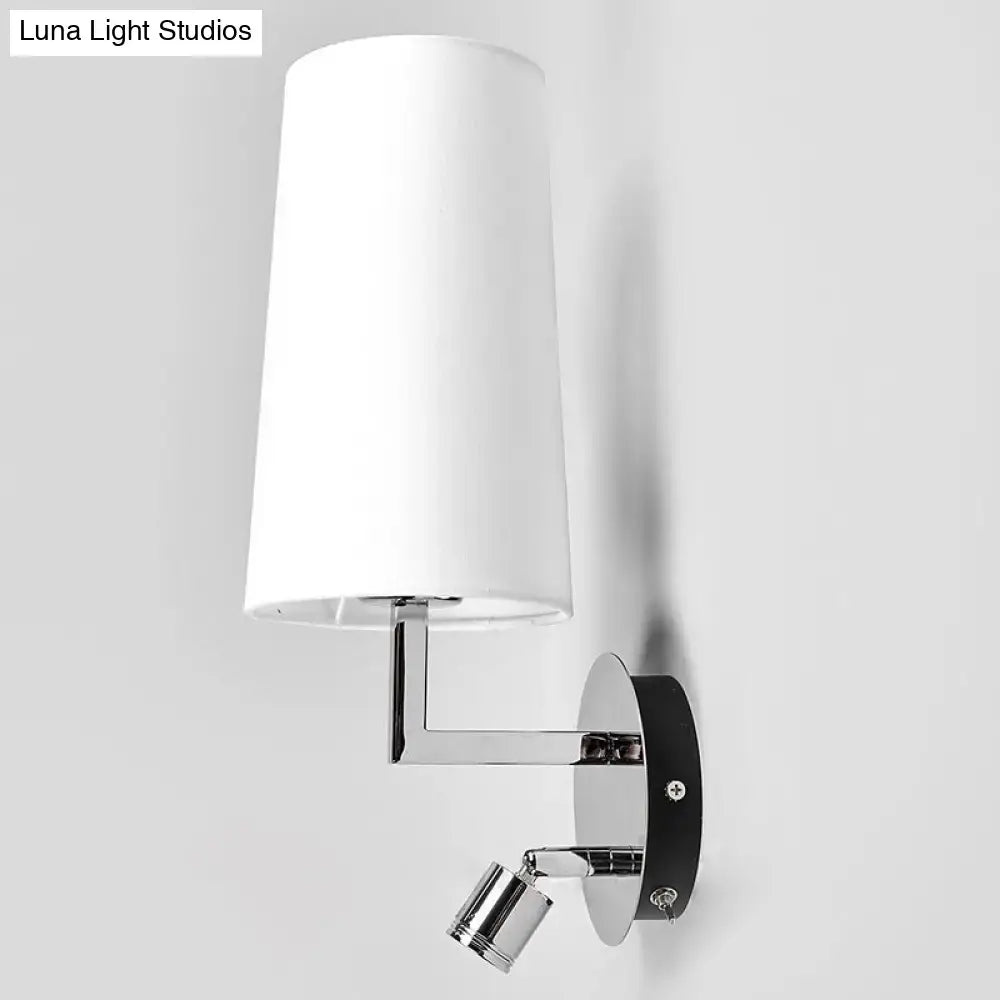 Modern brushed nickel wall sconce bedroom e26 e27 direct wired electric