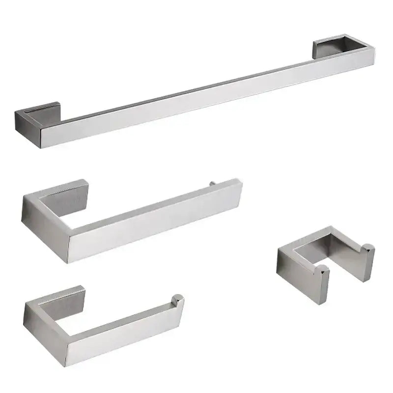 Modern brushed stainless steel bath hardware set bathroom accessories