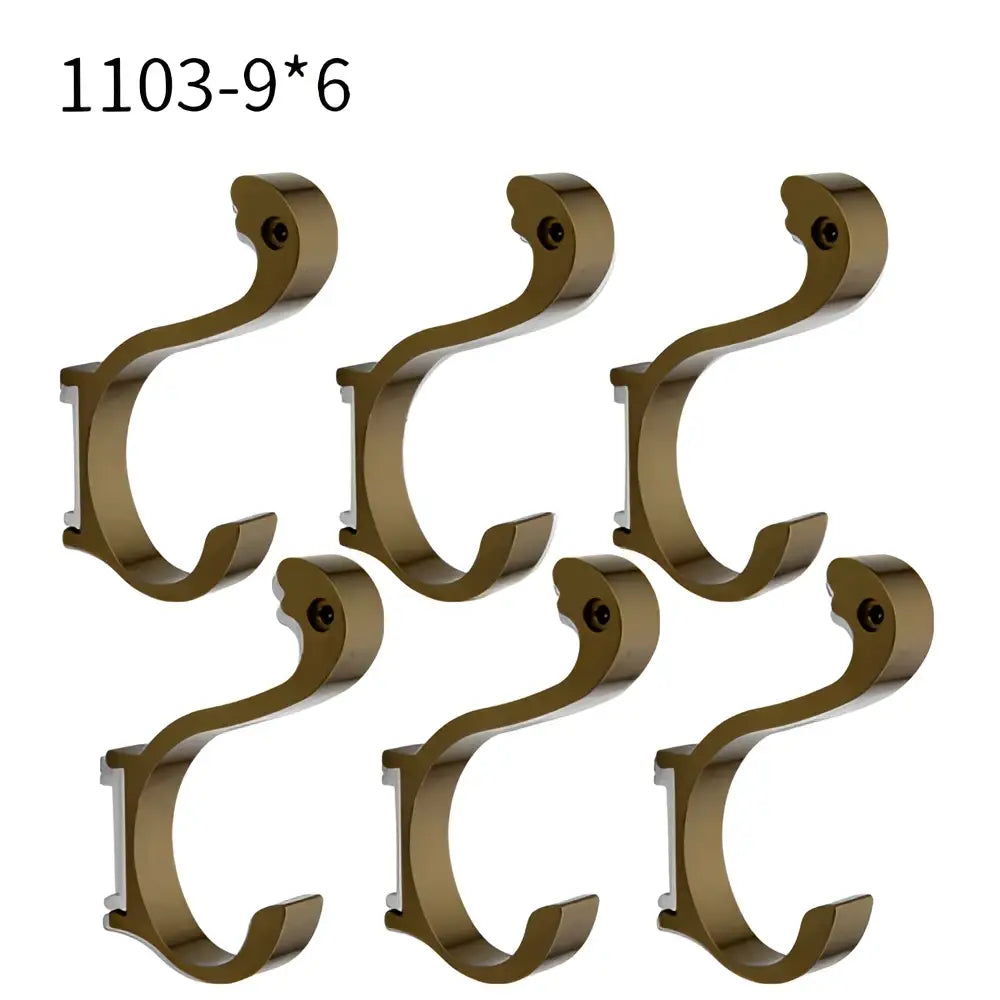 Modern candy color aluminum finish wall hooks – kitchen organizer