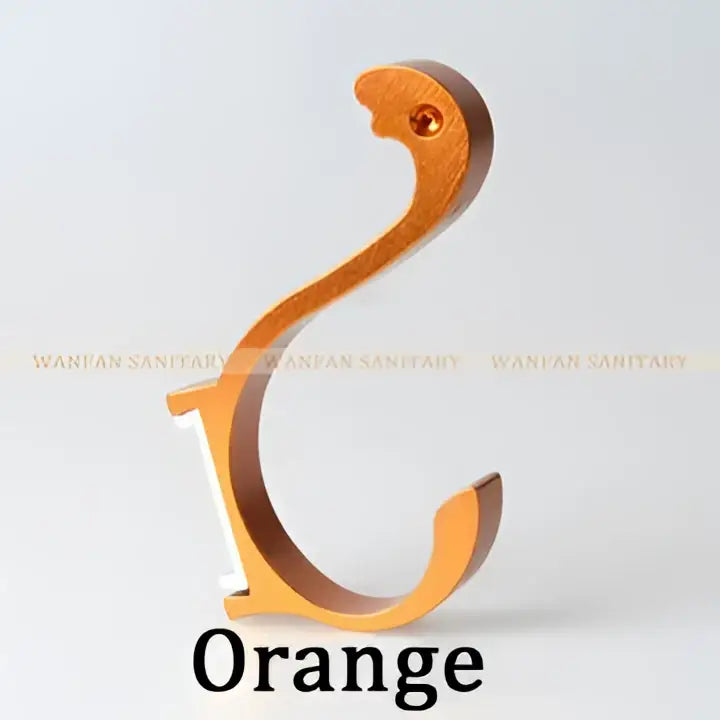 Modern candy color aluminum finish wall hooks – kitchen organizer