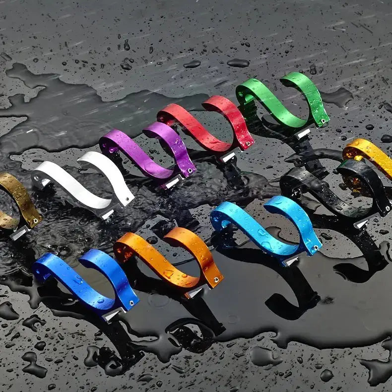 Modern candy color aluminum finish wall hooks – kitchen organizer