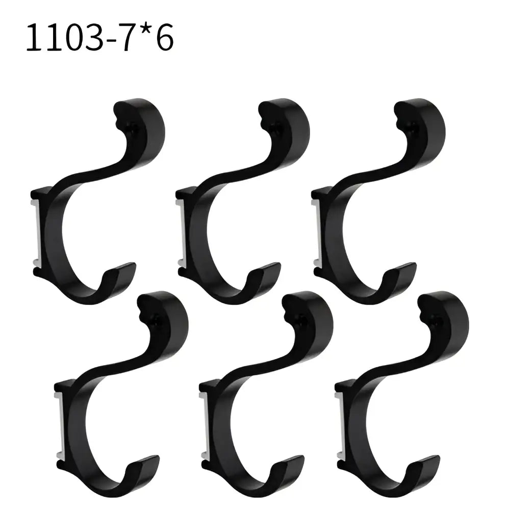 Modern candy color aluminum finish wall hooks – kitchen organizer