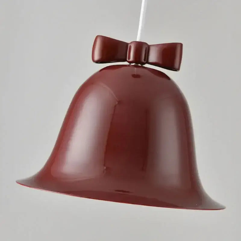 Modern ceramic bowknot bell led lighting fixture for dining room