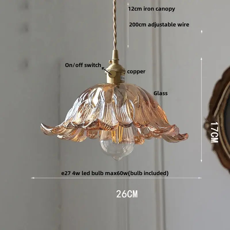 Modern chevron clear glass led pendant light kitchen brass hardware