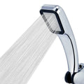 Modern chrome & black 300 holes high pressure shower head bathroom