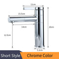 Modern chrome brass bathroom faucet vessel sink swivel spout tap