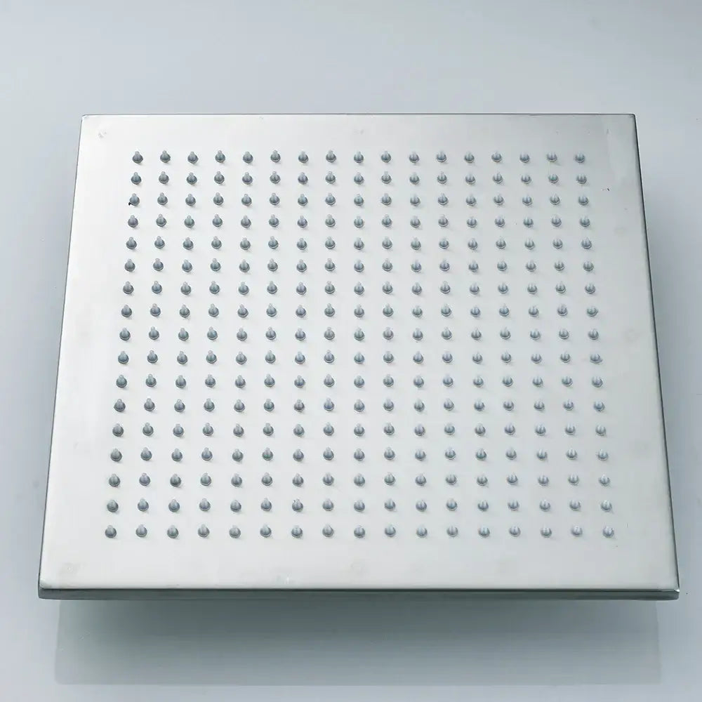 Modern chrome led rainfall shower head bathroom color changing light