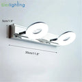 Modern chrome led vanity lamp bathroom mirror light