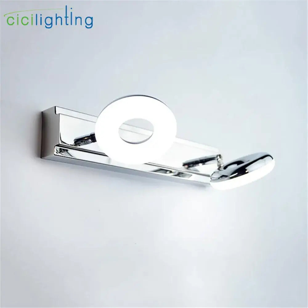 Modern chrome led vanity lamp bathroom mirror light