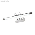 Modern chrome led vanity wall lamp bathroom light 22 inches wide