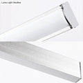 Modern chrome rectangular led wall light bedroom sconce