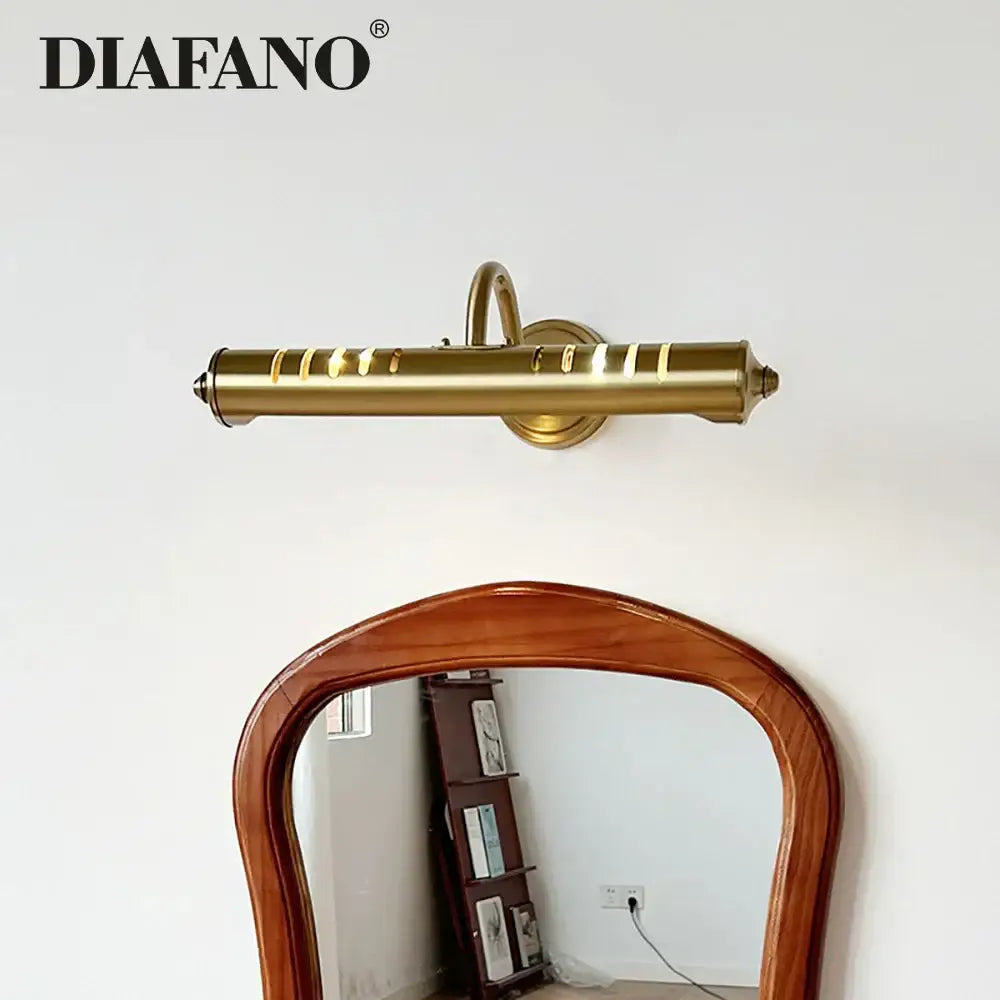 Modern chrome slotted led vanity wall lamp bedroom reading light