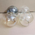 Modern clear glass ball lampshade for living room pendant lights
