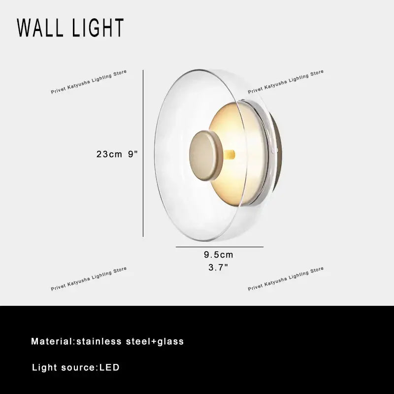 Modern clear glass table lamp – bedroom candle style desk light
