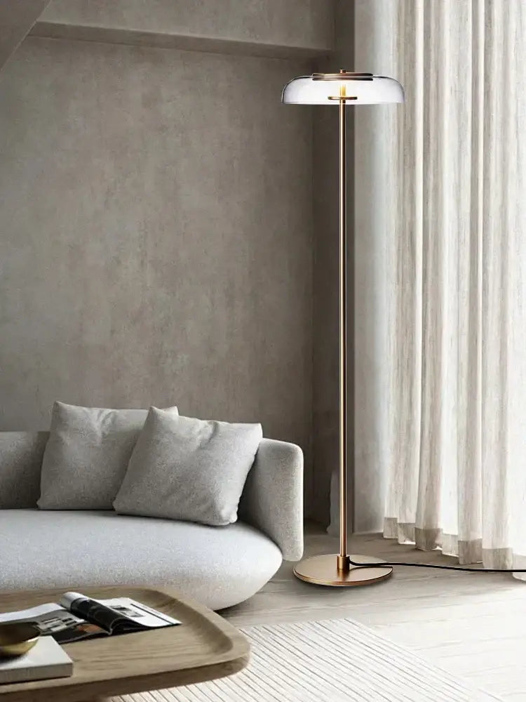 Modern clear glass table lamp – bedroom candle style desk light