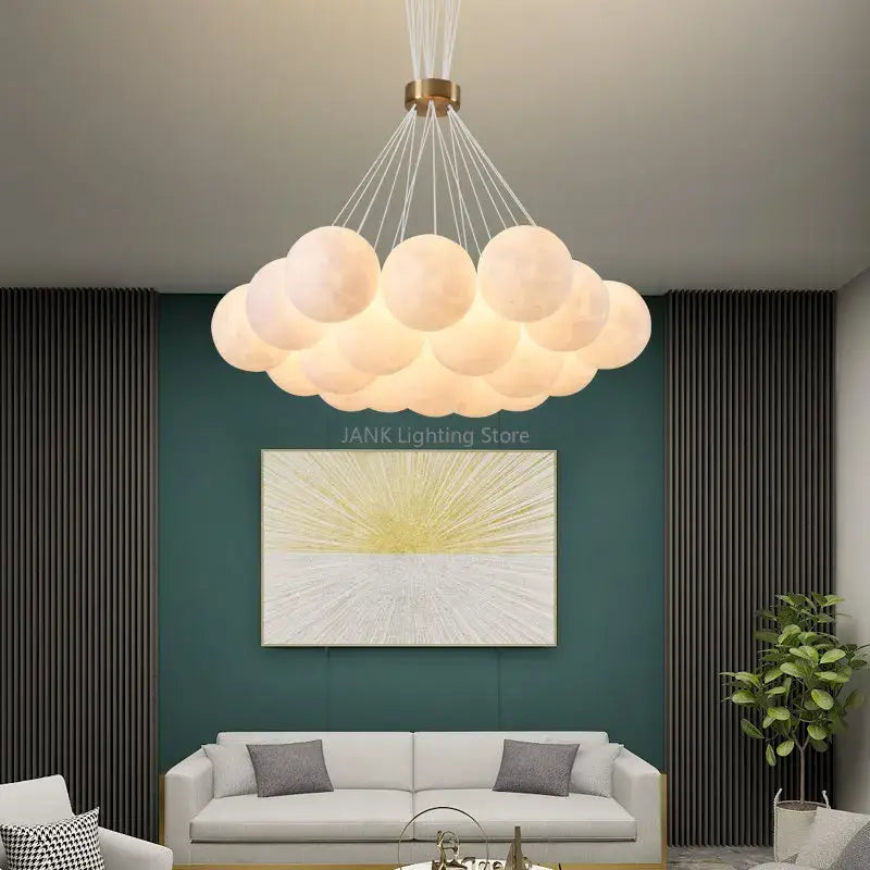 Modern cloud bubble ball pendant chandelier for children room