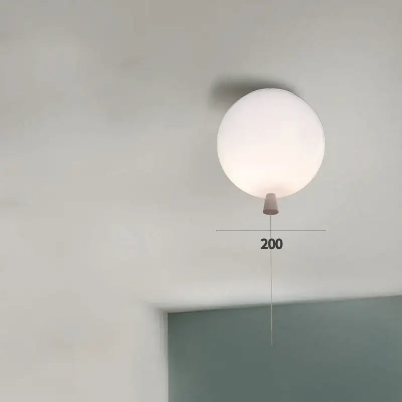 Modern colorful balloon acrylic ceiling light for kids bedroom