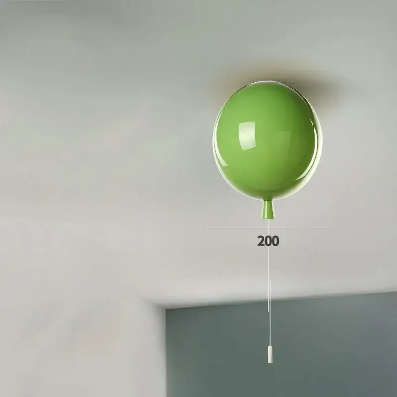 Modern colorful balloon acrylic ceiling light for kids bedroom