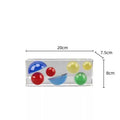 Modern colorful crystal sphere acrylic block living room ornament