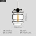Modern colorful geometric glass pendant light kitchen lighting