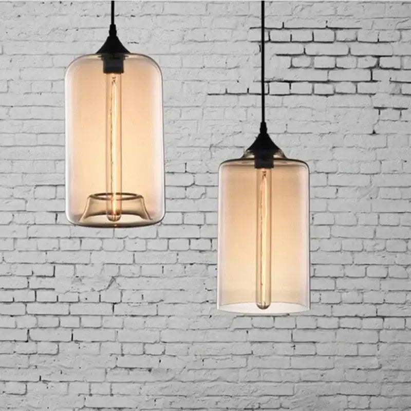 Modern colorful glass bowl pendant lights for kitchen dining room