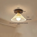 Modern colorful glass led ceiling lamp living room light fixture