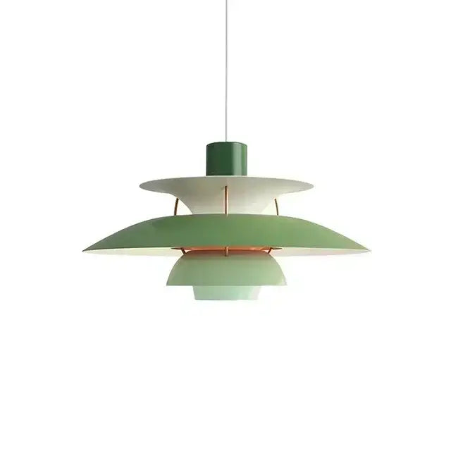 Modern colorful layered led pendant light for kitchen and living room