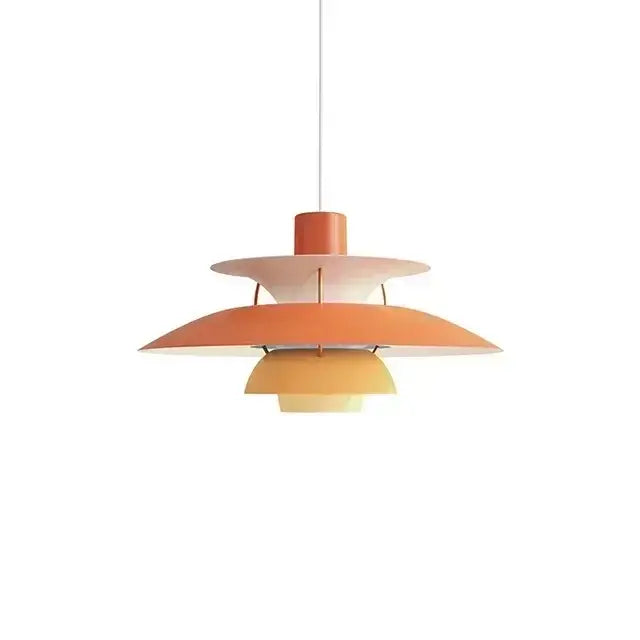 Modern colorful layered led pendant light for kitchen and living room