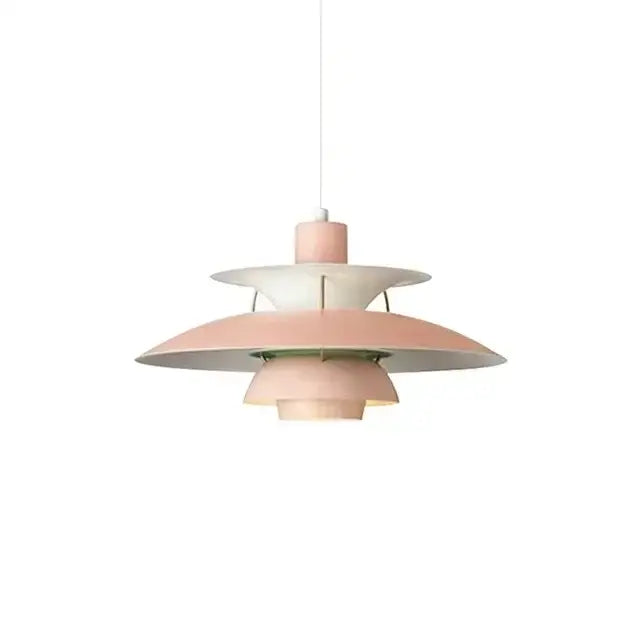 Modern colorful layered led pendant light for kitchen and living room
