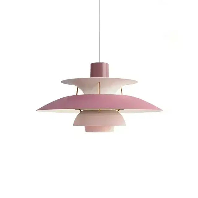 Modern colorful layered led pendant light for kitchen and living room