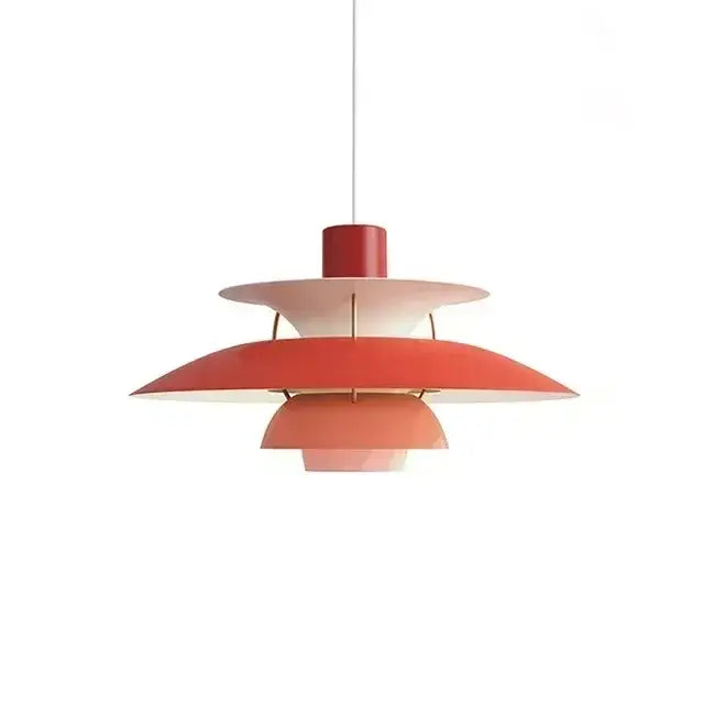Modern colorful layered led pendant light for kitchen and living room