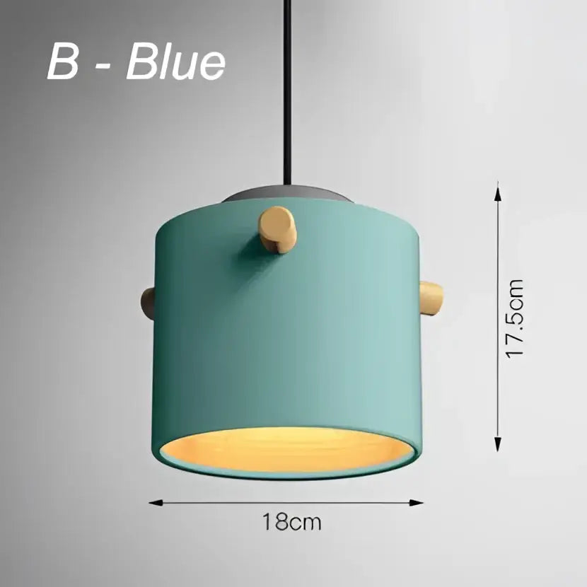 Modern colorful led pendant lights for dining room