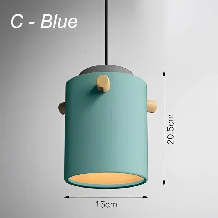 Modern colorful led pendant lights for dining room