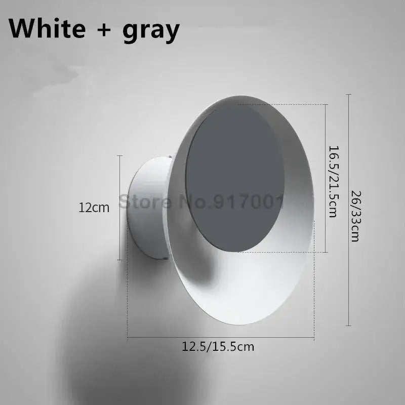 Modern colorful rotatable led wall lamp for bedroom and living room