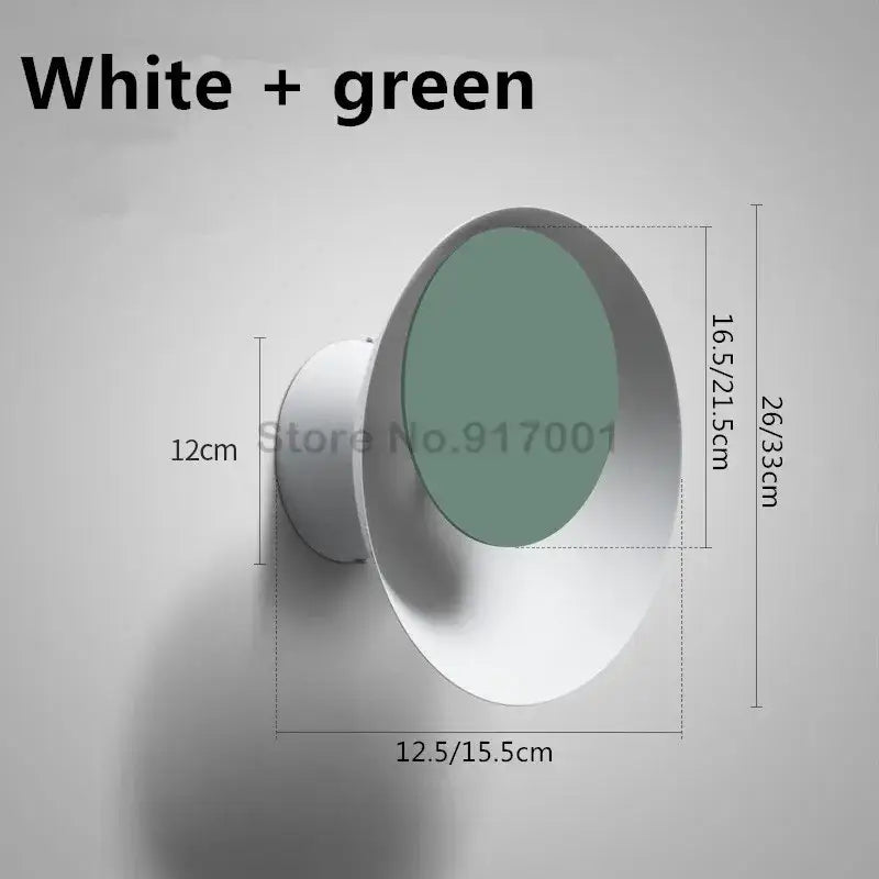 Modern colorful rotatable led wall lamp for bedroom and living room