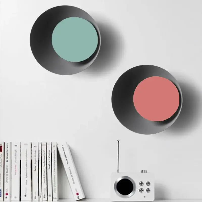 Modern colorful rotatable led wall lamp for bedroom and living room