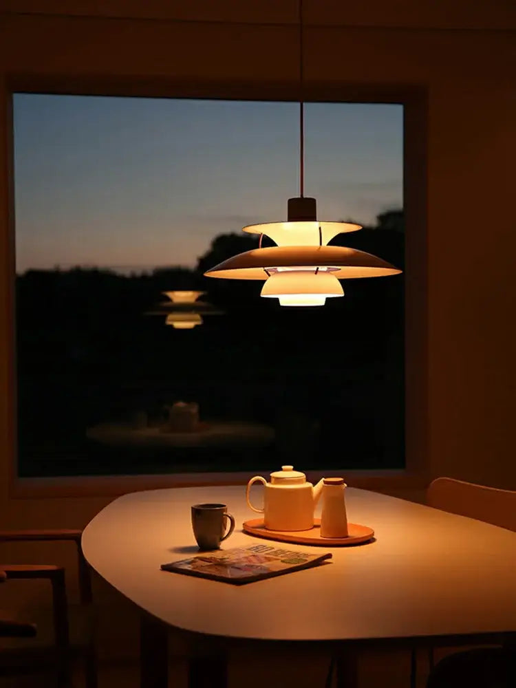 Modern colorful umbrella led pendant light dining room fixture