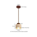 Modern concrete and wood pendant light kitchen led yellow travertine