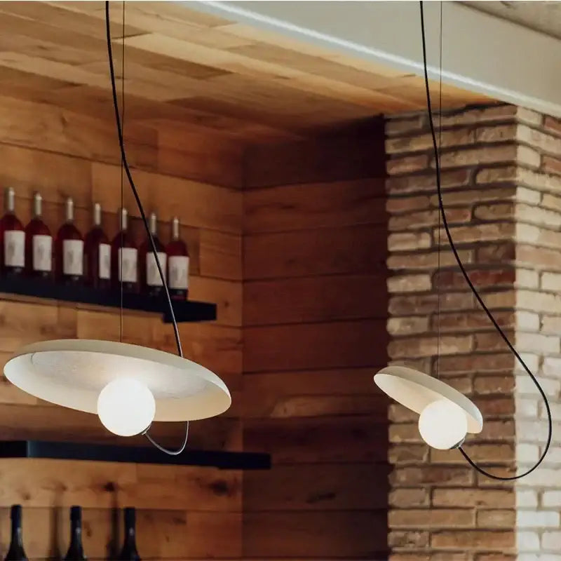 Modern copper and black grid color led pendant light dining room