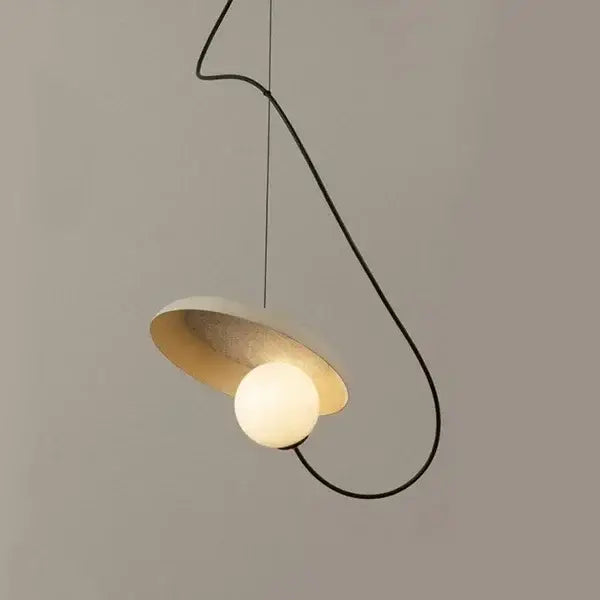 Modern copper and black grid color led pendant light dining room