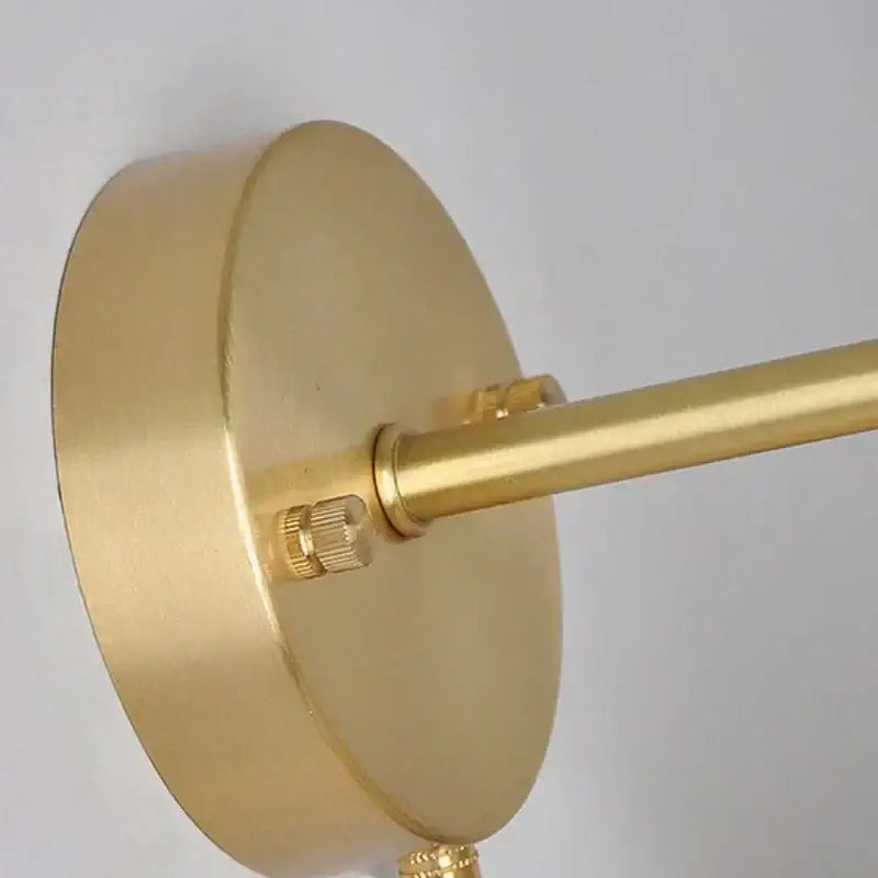 Modern copper and off-white ribbed wall light fixture bedroom sconce