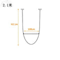 Modern copper decorbites leather belt chandelier for dining room