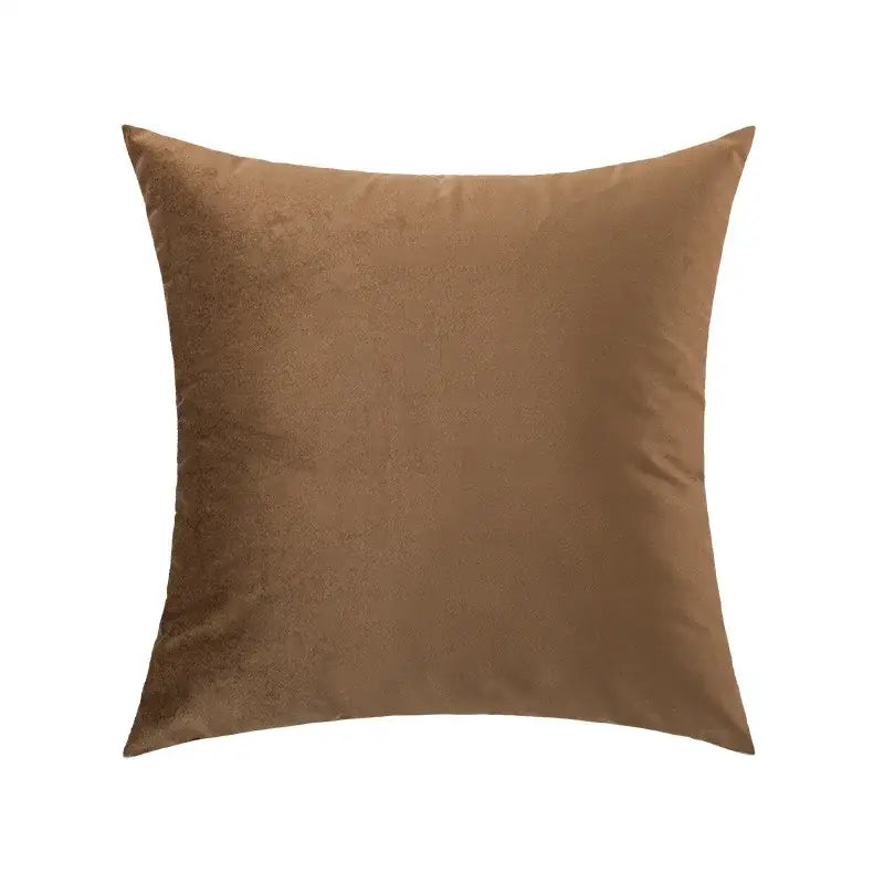 Modern cream brown coffee pillowcase living room textured cushion cover