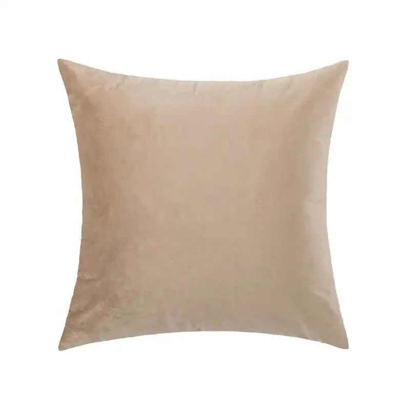 Modern cream brown coffee pillowcase living room textured cushion cover
