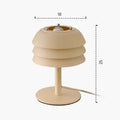 Modern cream medieval design led table lamp for bedroom