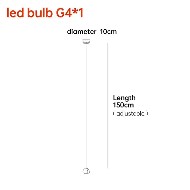 Modern crystal ball nordic led chandelier staircase pendant light