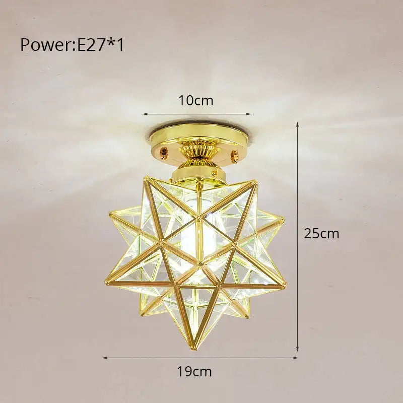 Modern crystal glass nordic led chandelier gold & black dining room