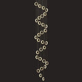 Modern crystal gold led chandelier dining room ring pendant light