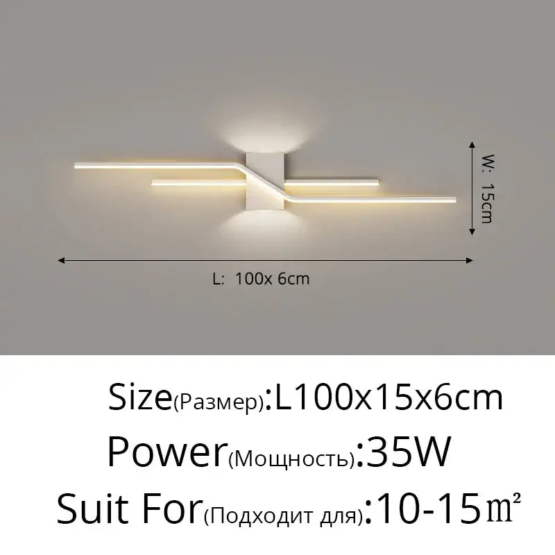 Modern curved gold led wall lamp bedroom sconce lighting