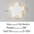 Modern curved white led wall sconces for bedroom lighting